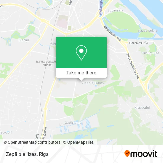 Карта Zepā pie Ilzes