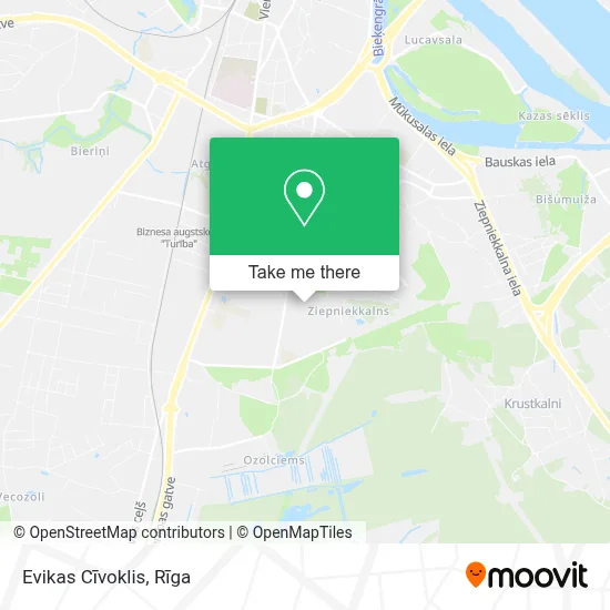 Evikas Cīvoklis map