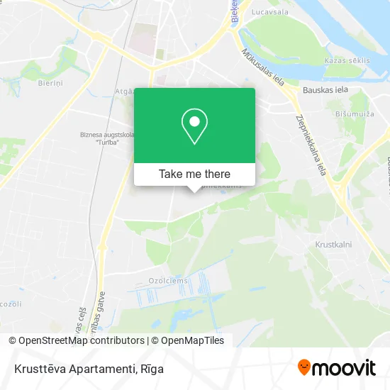 Карта Krusttēva Apartamenti