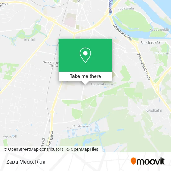 Карта Zepa Mego