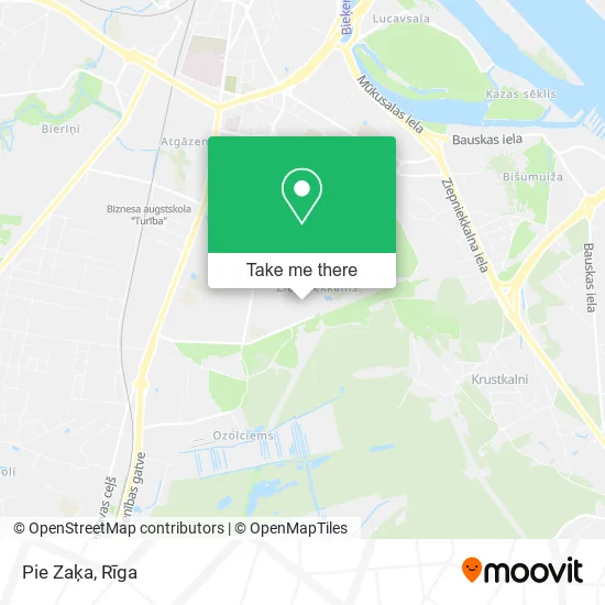 Карта Pie Zaķa