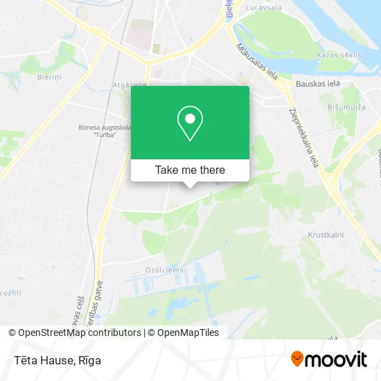 Карта Tēta Hause