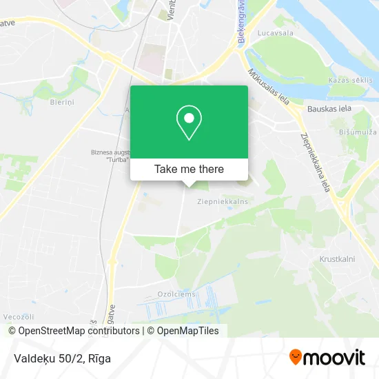 Карта Valdeķu 50/2