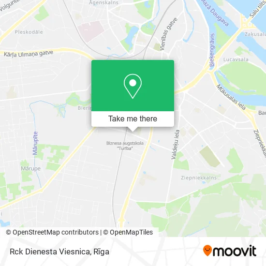 Rck Dienesta Viesnica map