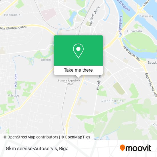 Gkm serviss-Autoservis map