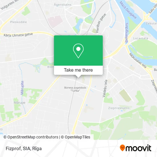 Карта Fizprof, SIA