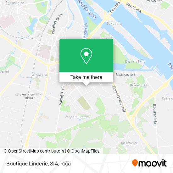 Boutique Lingerie, SIA map