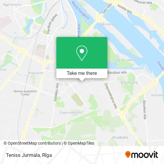 Карта Teniss Jurmala