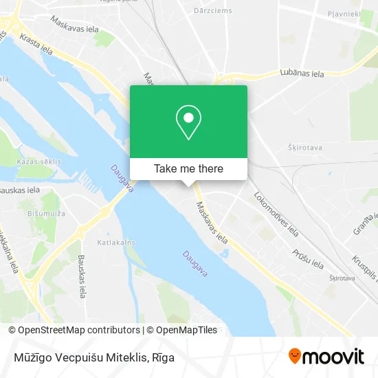 Карта Mūžīgo Vecpuišu Miteklis