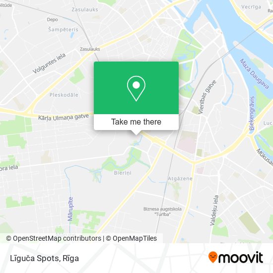 Līguča Spots map