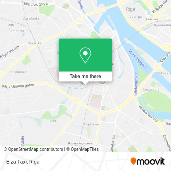 Карта Elza Taxi