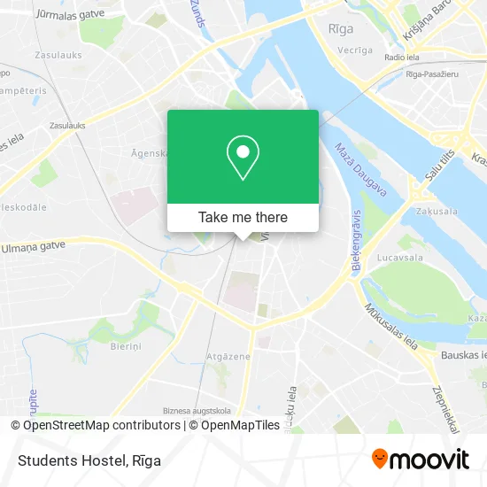 Карта Students Hostel