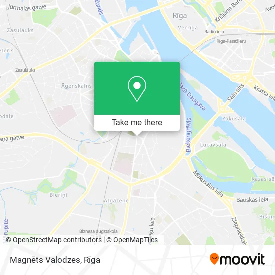 Карта Magnēts Valodzes