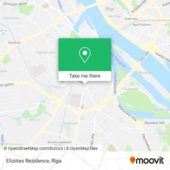 Eliziites Rezidence map