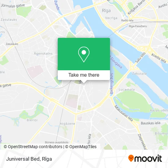 Карта Juniversal Bed