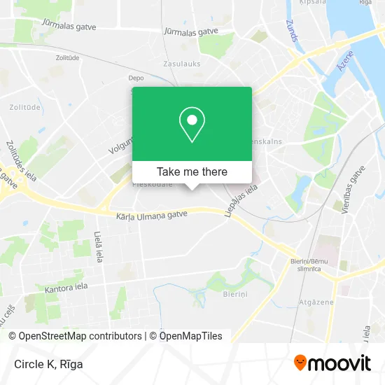 Circle K map