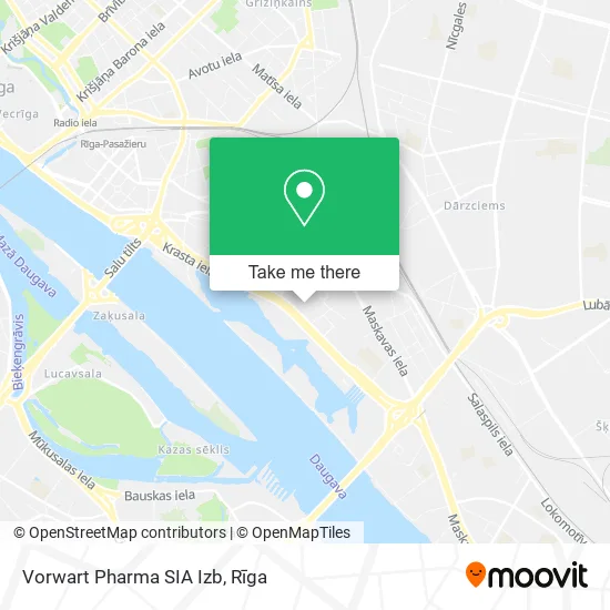 Карта Vorwart Pharma SIA Izb