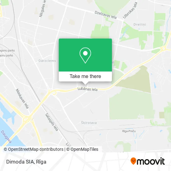 Карта Dimoda SIA