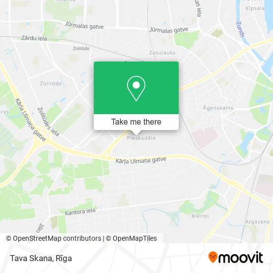 Карта Tava Skana