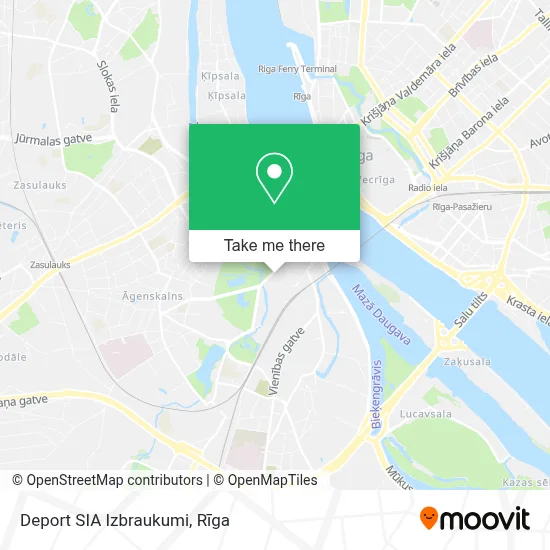Deport SIA Izbraukumi map
