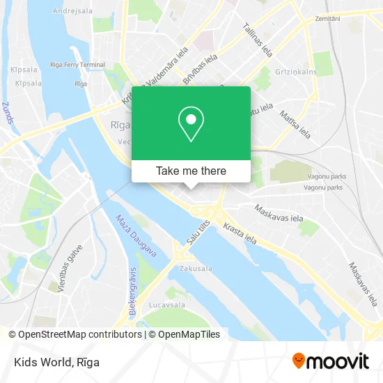 Карта Kids World