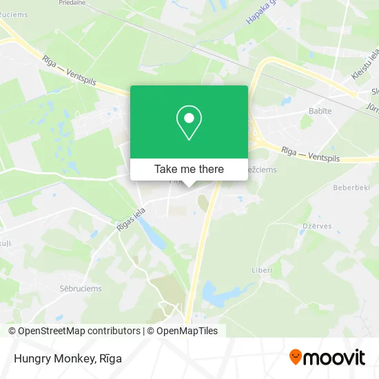 Hungry Monkey map