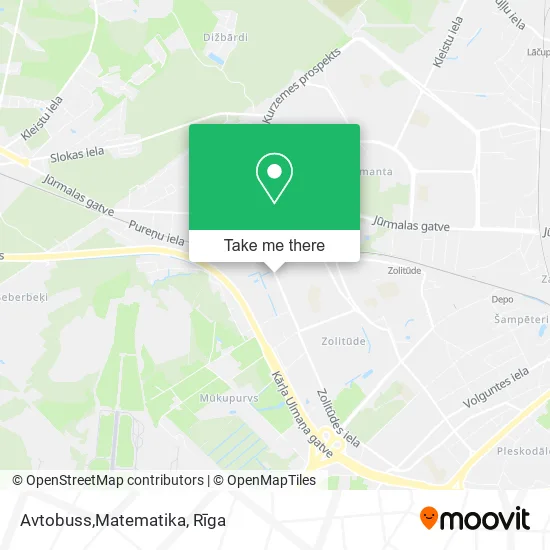 Карта Avtobuss,Matematika