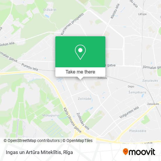 Ingas un Artūra Miteklītis map