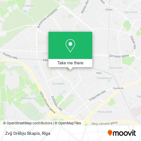Карта Zvģ Drēbju Skapis