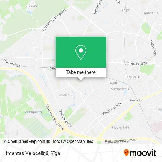 Карта Imantas Veloceliņš