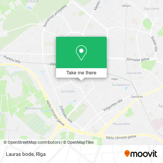 Карта Lauras bode