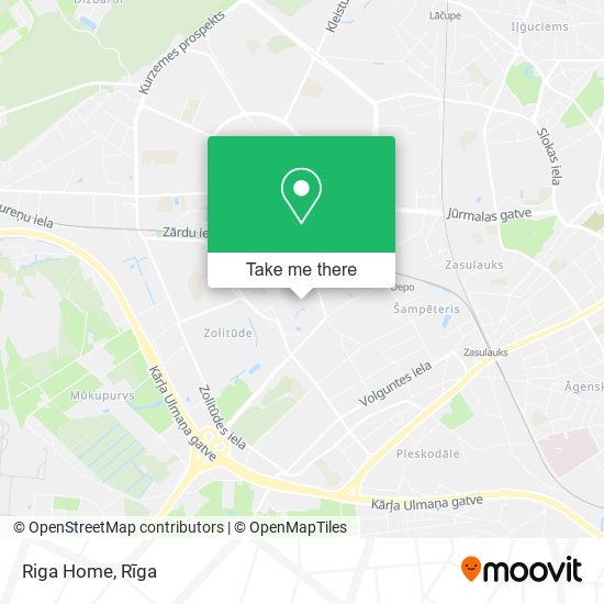 Riga Home map
