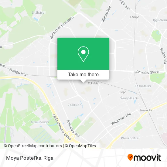 Карта Moya Postel'ka