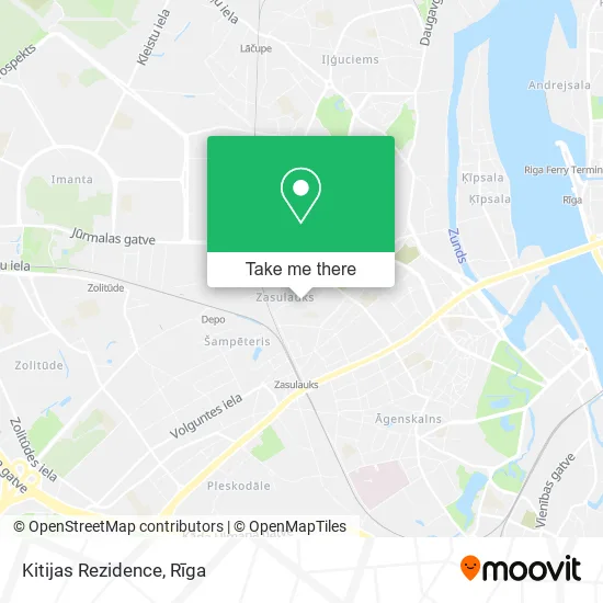 Карта Kitijas Rezidence
