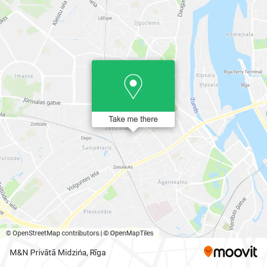 Карта M&N Privātā Midzińa