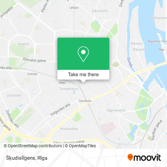 Карта Šķudislīgens