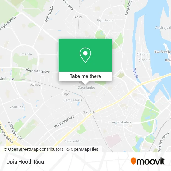 Карта Opja Hood