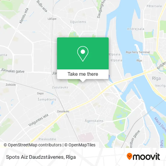 Карта Spots Aiz Daudzstāvenes