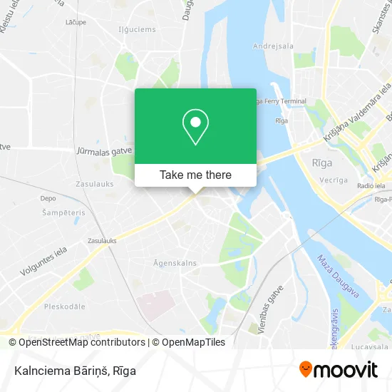 Карта Kalnciema Bāriņš