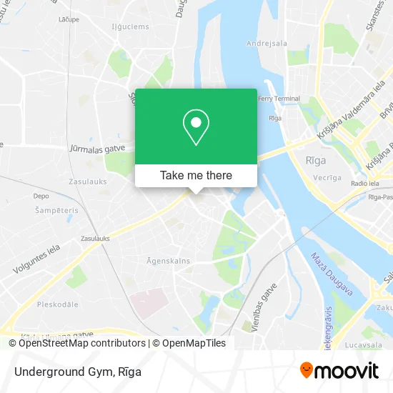 Карта Underground Gym