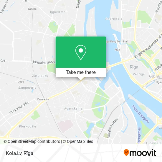 Карта Kola.Lv