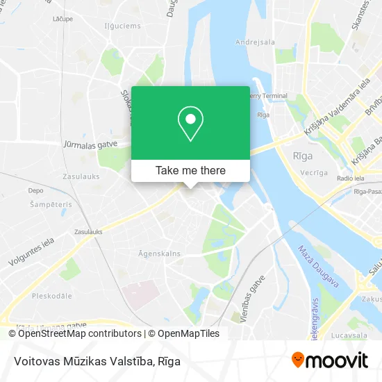 Карта Voitovas Mūzikas Valstība