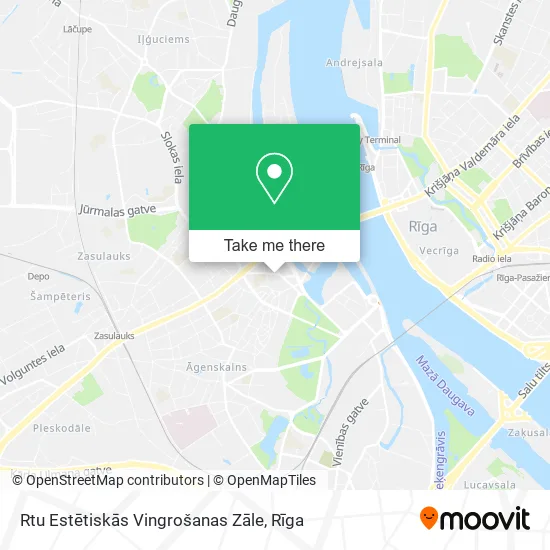 Карта Rtu Estētiskās Vingrošanas Zāle