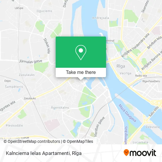 Карта Kalnciema Ielas Apartamenti