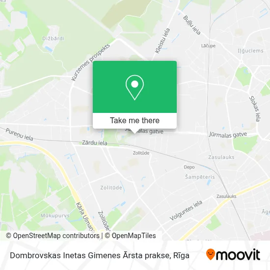 Dombrovskas Inetas Gimenes Ārsta prakse map