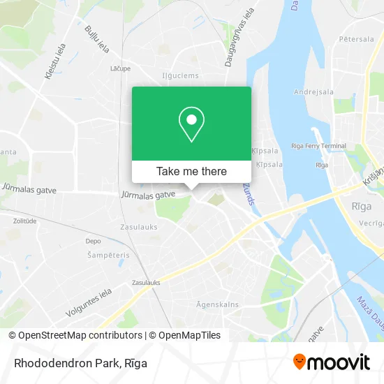 Карта Rhododendron Park