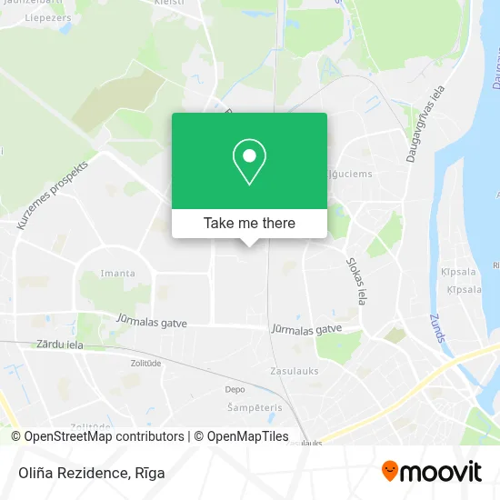 Oliña Rezidence map