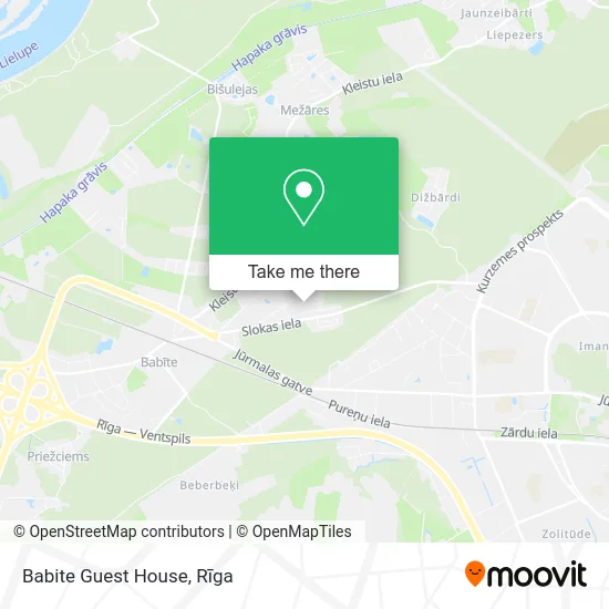 Babite Guest House map