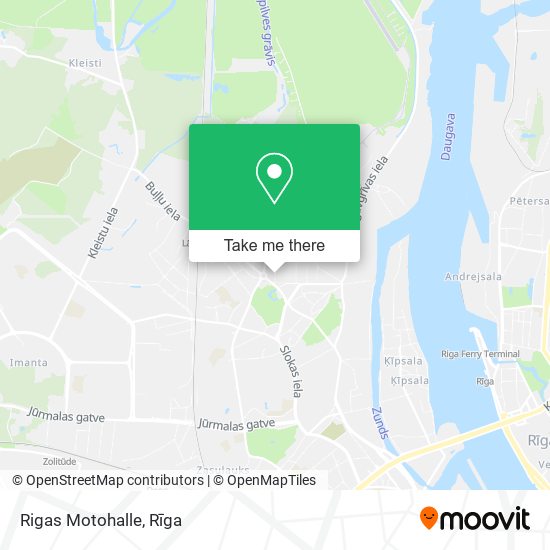 Rigas Motohalle map