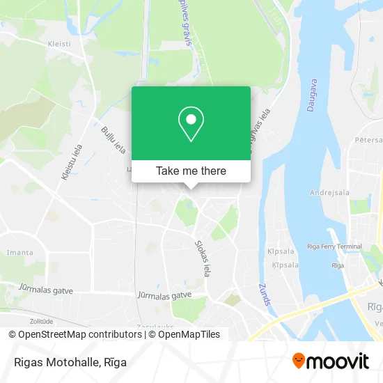 Rigas Motohalle map